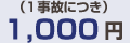 (1事故)1,000円